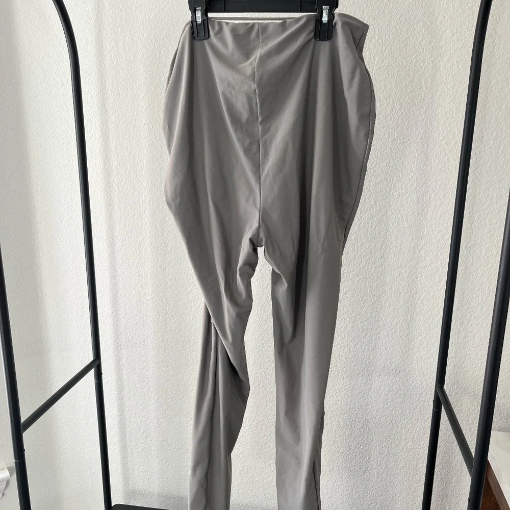 SKIMS | Bold Sultry Mid-Rise Lace Up Tie-Waist Leggings in Chrome | Size 2X